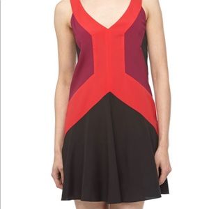 Jay Godfrey colorblock dress size 6 NWOT